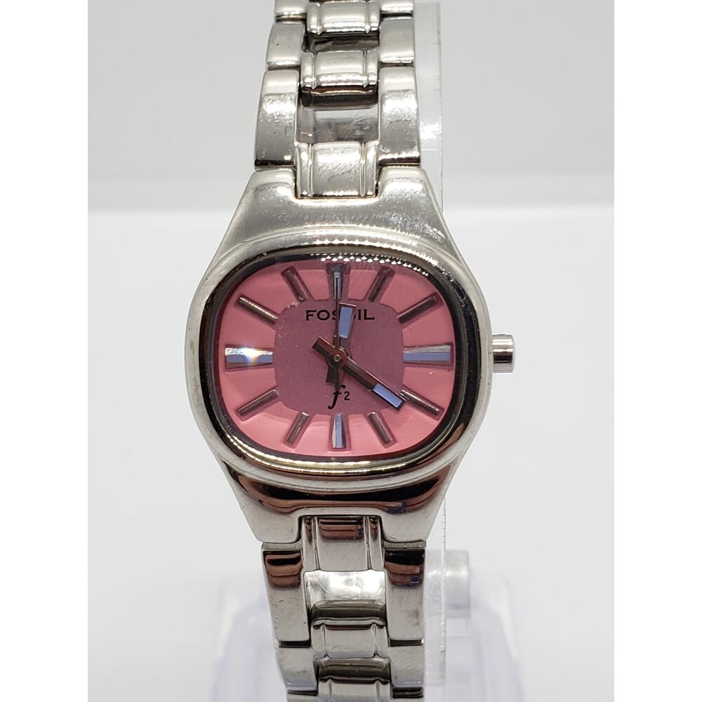 Fossil women's watch. Pink oval face. ES-9764, 250311